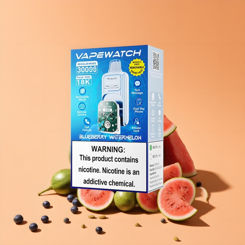 JNR VapeWatch 30000 Puffs Dual Mesh magyar nagykereskedés Áfonya Görögdinnye