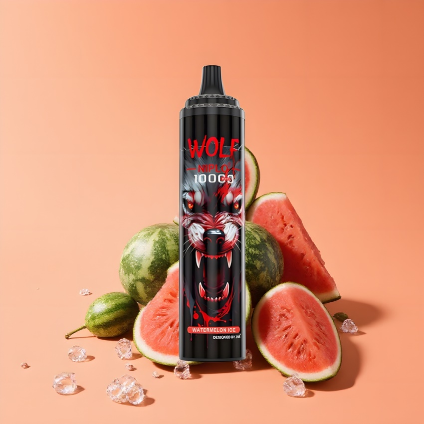 JNR Wolf Niplo 10000 Puffs 20ml Dinnye Jég magyar nagykereskedés