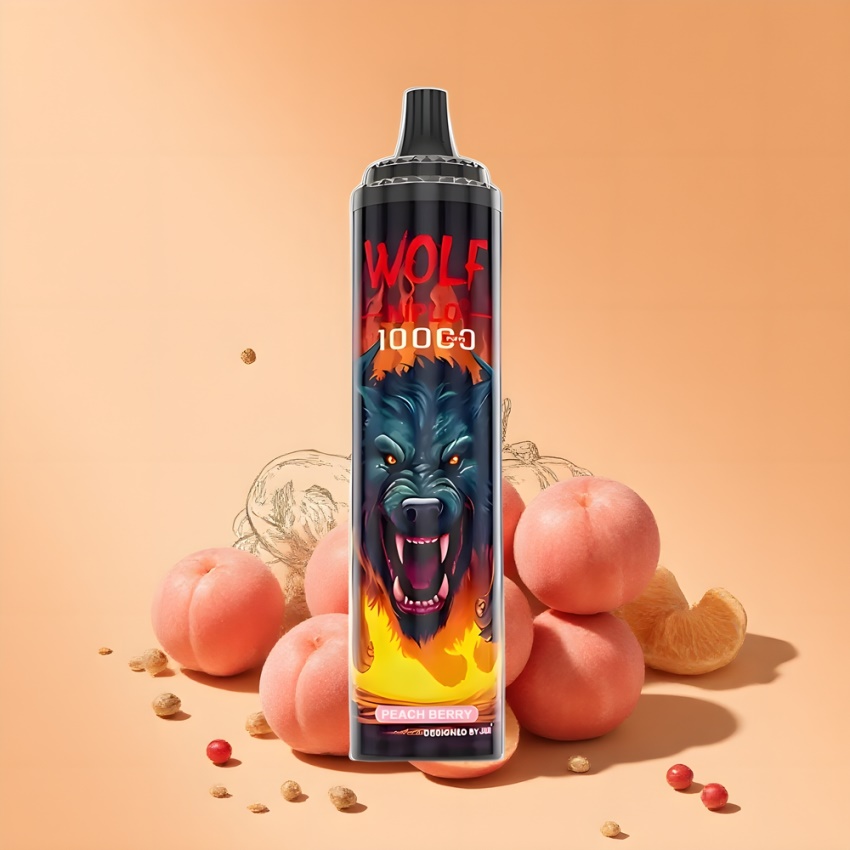 JNR Wolf Niplo 10000 Puffs (20ml) magyar nagykereskedés Barack-Bogyó