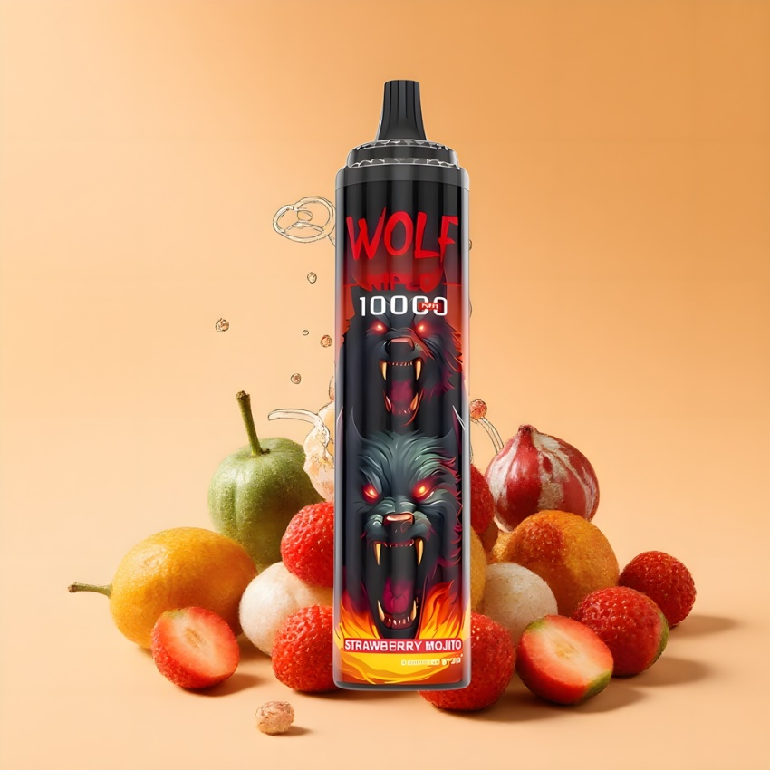 JNR Wolf Niplo 10000 Puffs (20ml) magyar nagykereskedés Eper Mojito