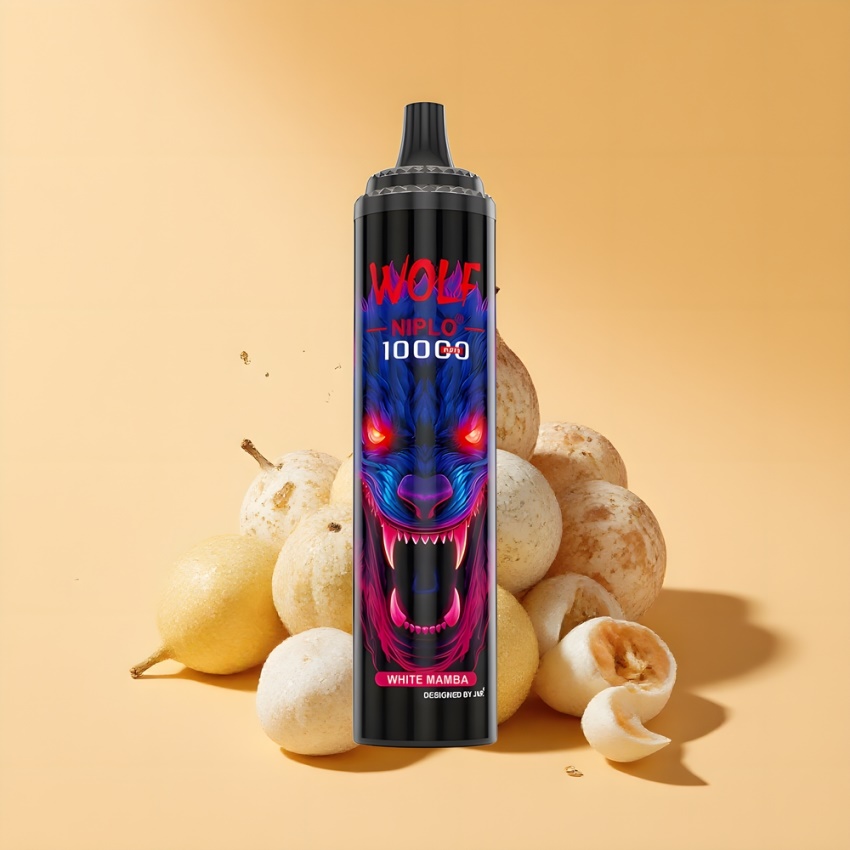 JNR Wolf Niplo 10000 Puffs 20ml magyar nagykereskedés Fehér Mamba