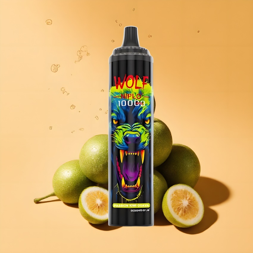 JNR Wolf Niplo 10000 Puffs 20ml magyar nagykereskedés Szenvedély Kivi Guava