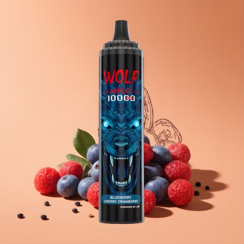JNR Wolf Niplo 10000 Puffs 20ml magyar nagykereskedés Áfonya Cseresznye Vörösáfonya
