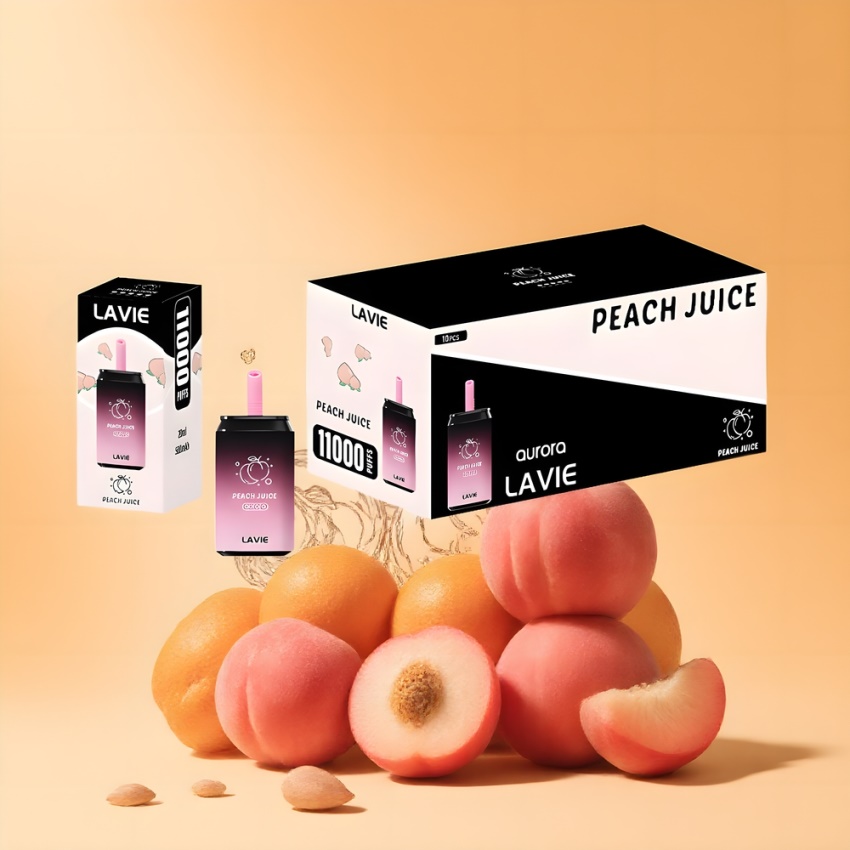 Lavie Aurora 11000 Puffs 22ML magyar nagykereskedés Őszibarack Lé