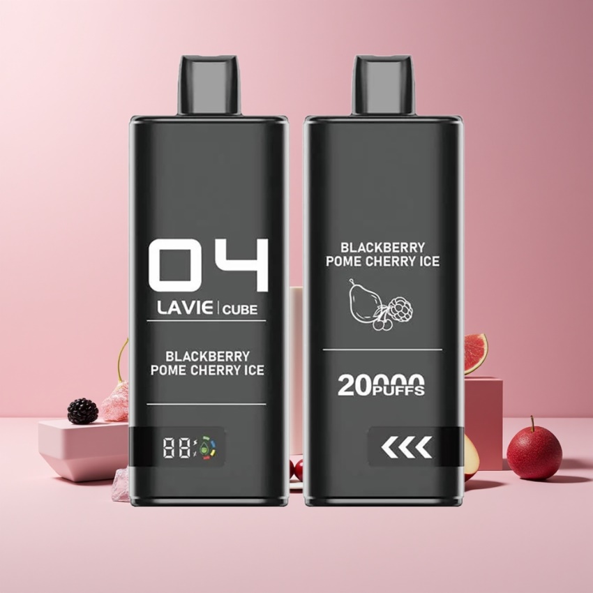 Lavie Cube 20000 Puffs 28ML magyar nagykereskedés Feketebogyó Alma Cseresznye Jég