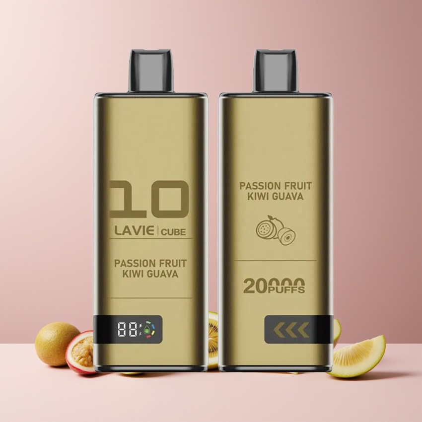 Lavie Cube 20000 Puffs 600mAh magyar nagykereskedés Szenvedély Gyümölcs Kivi Guava