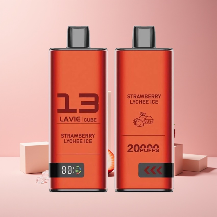 Lavie Kocka 20000 Puff Egyszeri E-cigaretta Eper Licsi Jég (28ML) magyar nagykereskedés