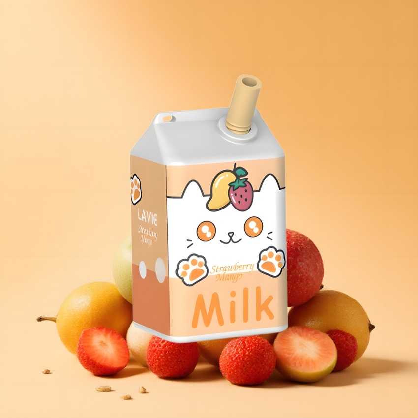 Lavie Milk 7000 Puffs 16ML Eper-Mangó magyar nagykereskedés