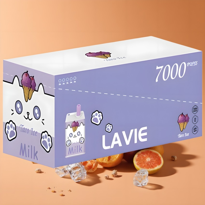 Lavie Milk 7000 Puffs 16ML magyar nagykereskedés Jég Szőlő