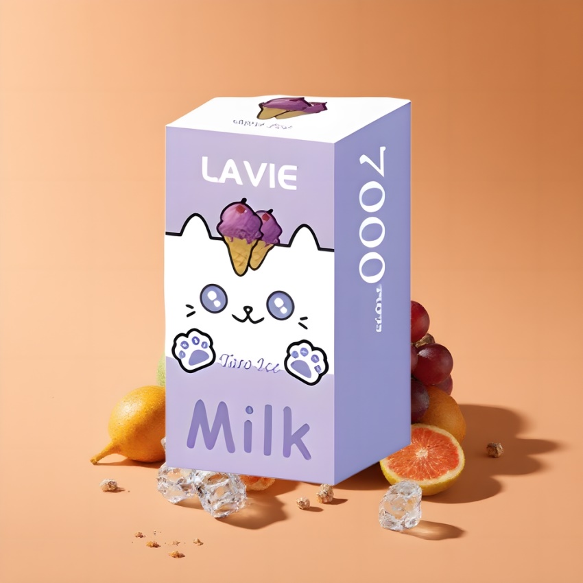 Lavie Milk 7000 Puffs 16ML magyar nagykereskedés Jég Szőlő