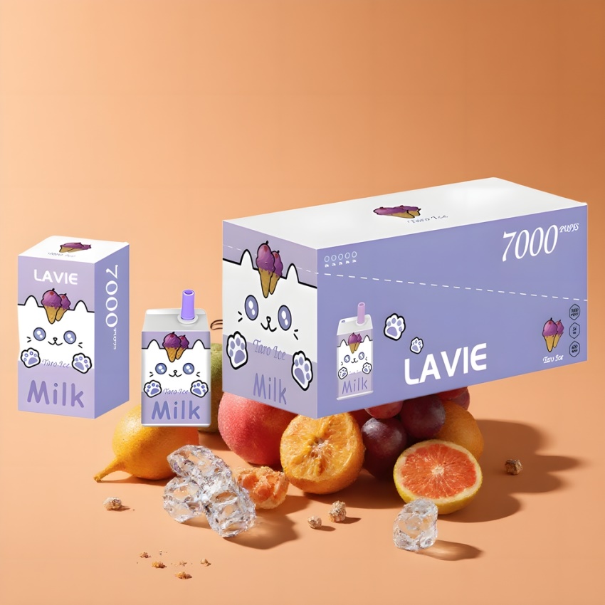 Lavie Milk 7000 Puffs 16ML magyar nagykereskedés Jég Szőlő