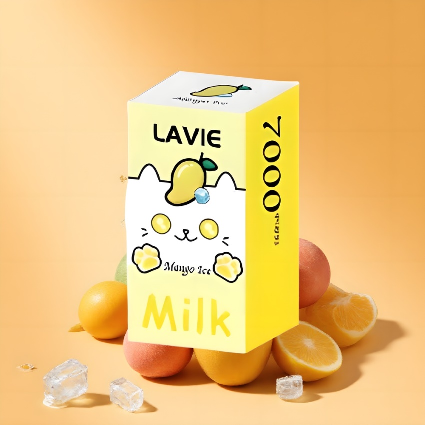 Lavie Milk 7000 Puffs 16ML magyar nagykereskedés Mango Jég