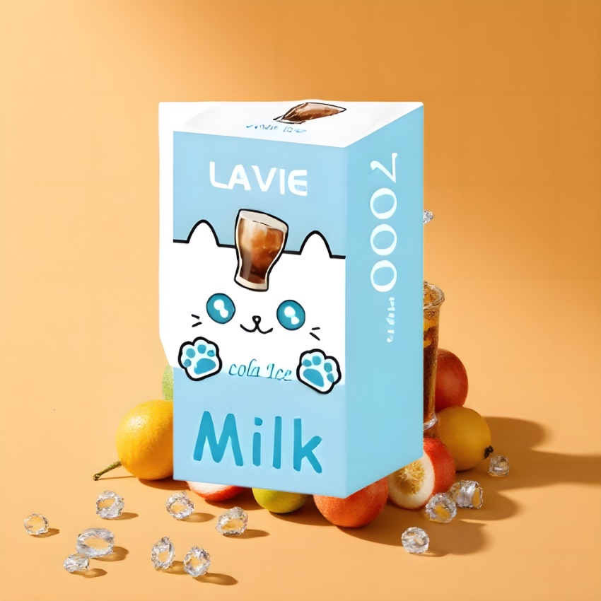 Lavie Milk 7000 Puffs Magyar Nagykereskedés Kóla Jég 16ML
