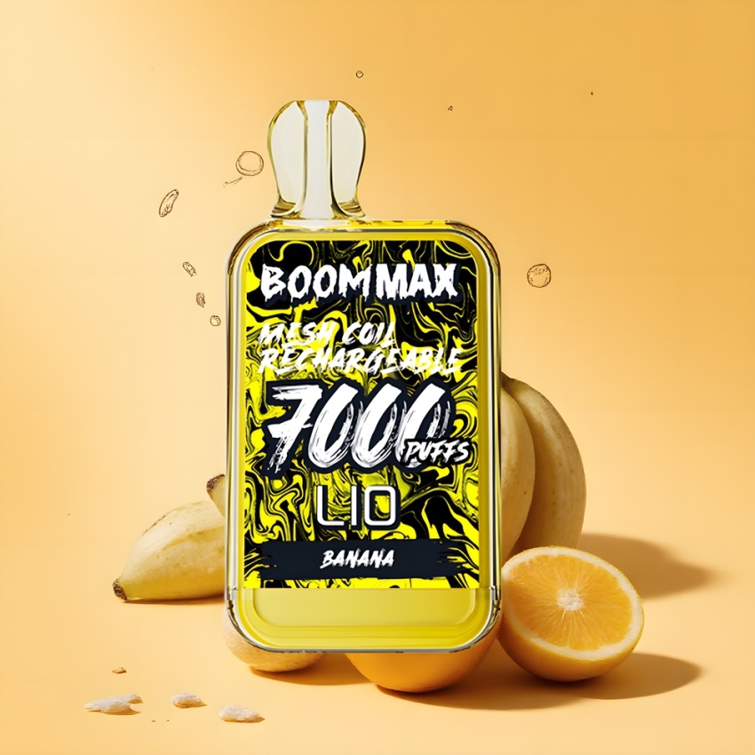 LIO BOOM MAX 7000 Puffs 15ml magyar nagykereskedés Banán Disposable Vape