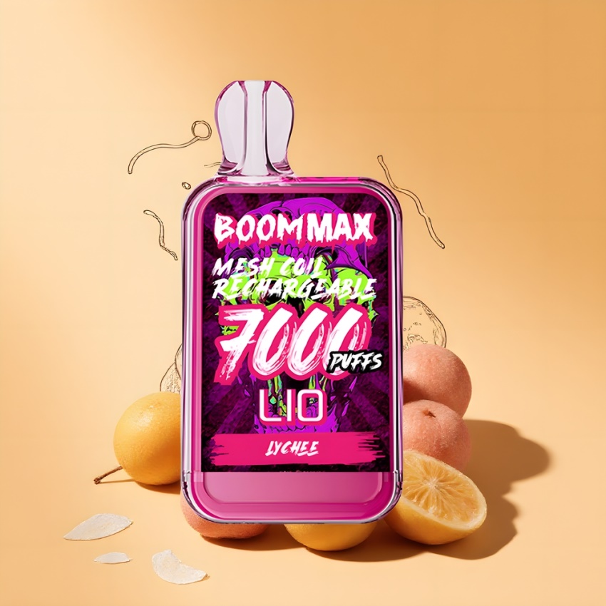 LIO BOOM MAX 7000 Puffs Disposable Vape Lychee 15ml magyar nagykereskedés