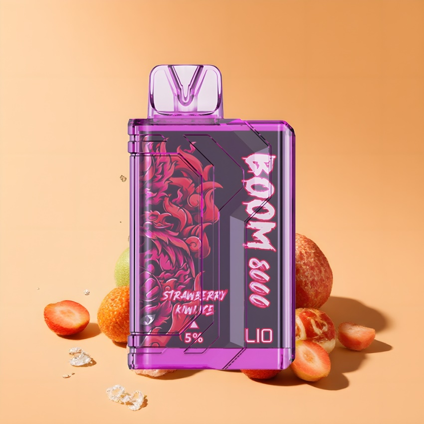LIO BOOM PRO 8000 Puffs 15ml magyar nagykereskedés Eper-Kiwi Jég