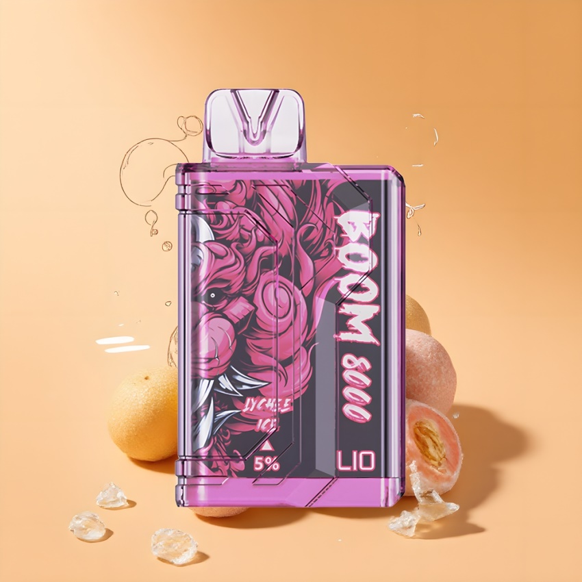 LIO BOOM PRO 8000 Puffs 15ml magyar nagykereskedés Licsi Jég Disposable Vape