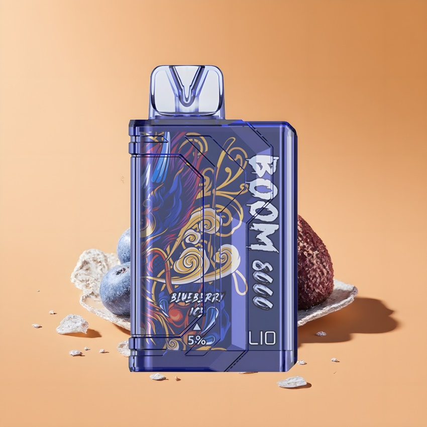LIO BOOM PRO 8000 Puffs magyar nagykereskedés Áfonya Jég Mesh Coil