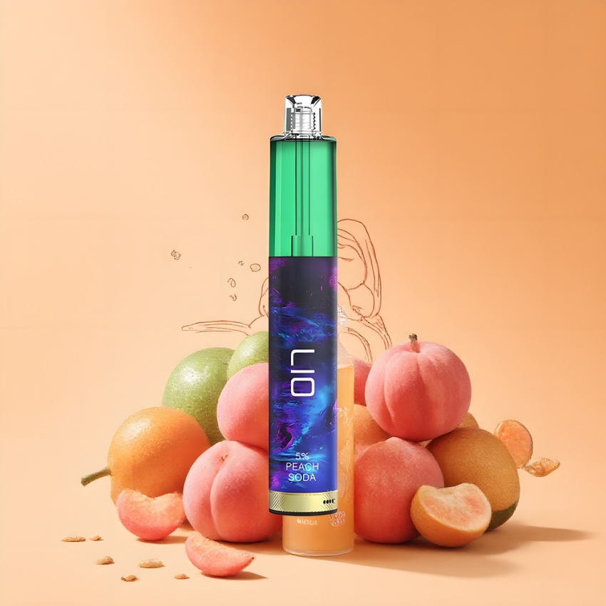 LIO Max Mesh 3000 Puffs Magyar Nagykereskedés Eladható E-liquides 10mL Barack Szóda