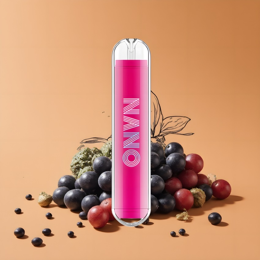 LIO NANO X2 800 Puffs 500mAh Egyszerhasználatos E-cigaretta Feketeribizli Szőlő magyar nagykereskedés