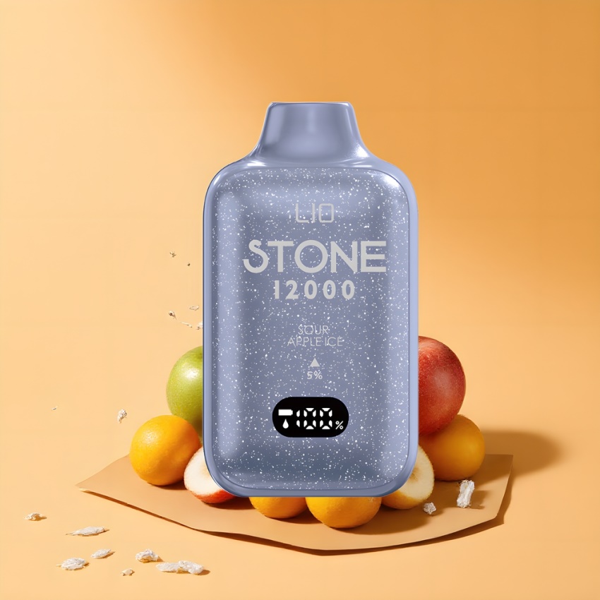 LIO Stone 12000 Puffs Egyszerhasználatos Vape Savanyú Alma Jég (18ML) magyar nagykereskedés