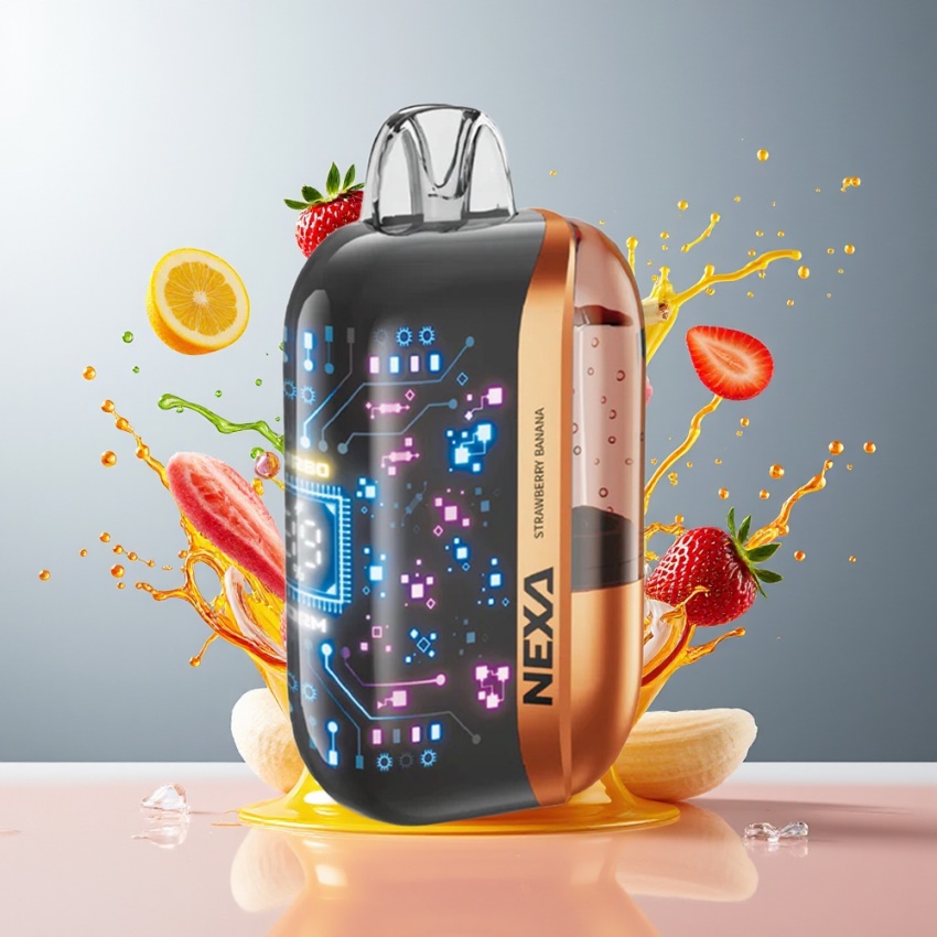 NEXA Ultra 50K 20ml magyar nagykereskedés Eper-Banán Disposable Vape