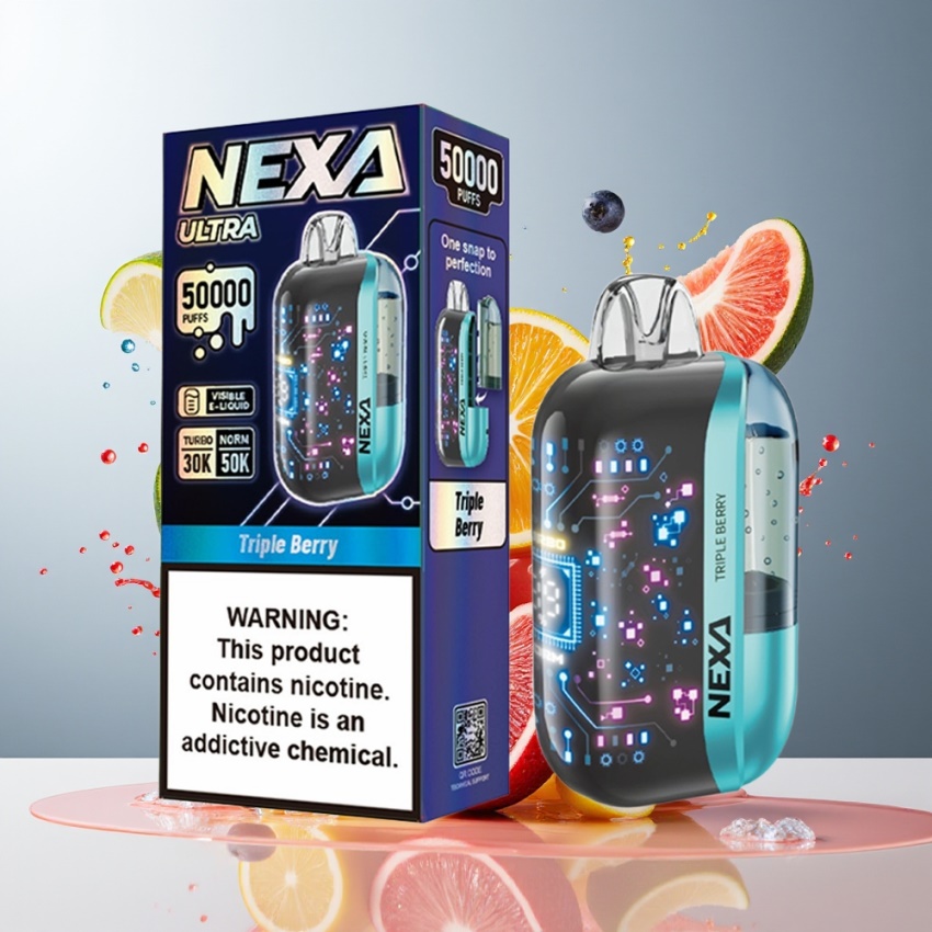 NEXA Ultra 50K Disposable Vape 20ml Triple Áfonya magyar nagykereskedés