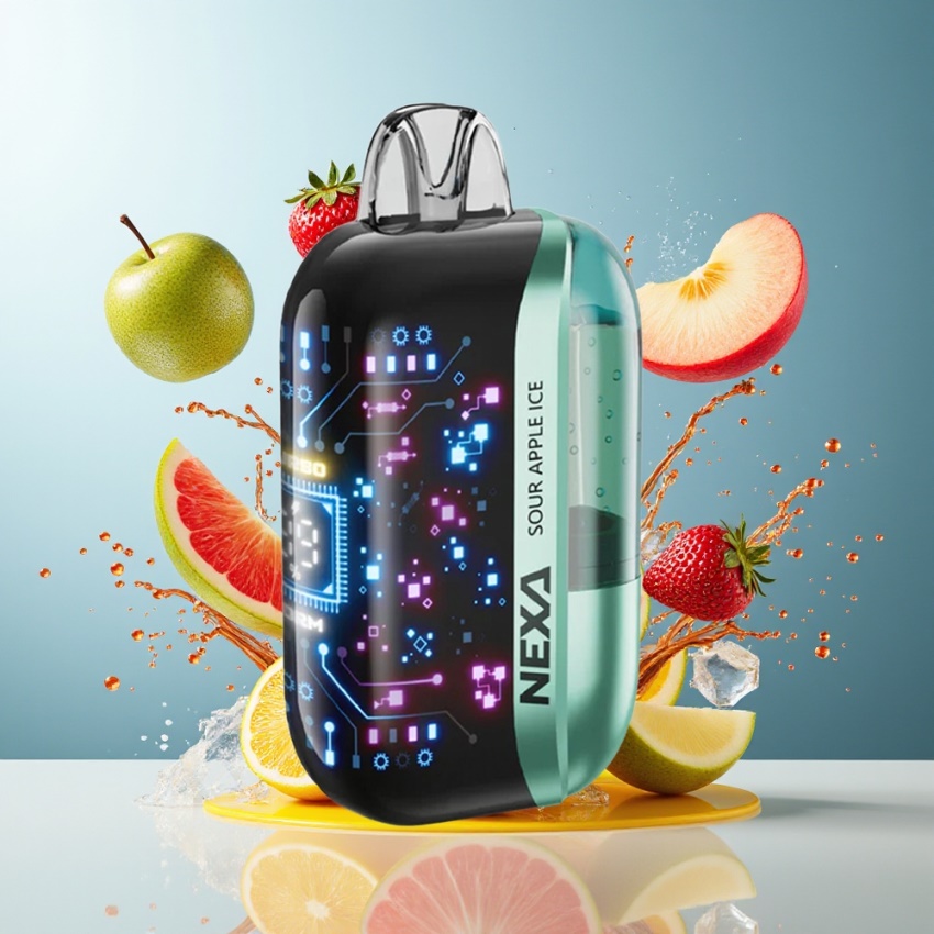 NEXA Ultra 50K Disposable Vape 800mAh, Savanyú Alma Jég, magyar nagykereskedés