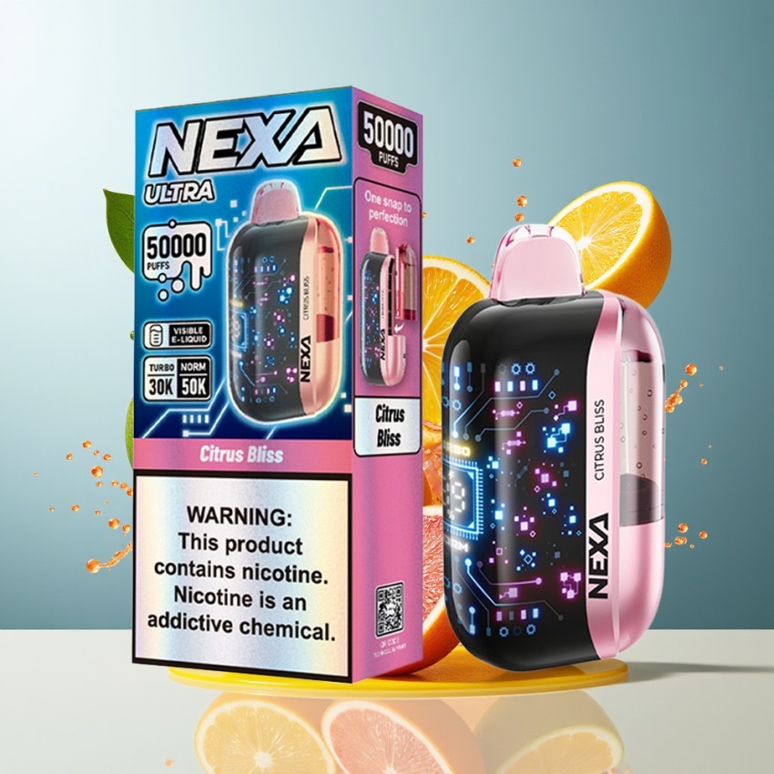 NEXA Ultra 50K Disposable Vape Citrom Élénkség magyar nagykereskedés 800mAh