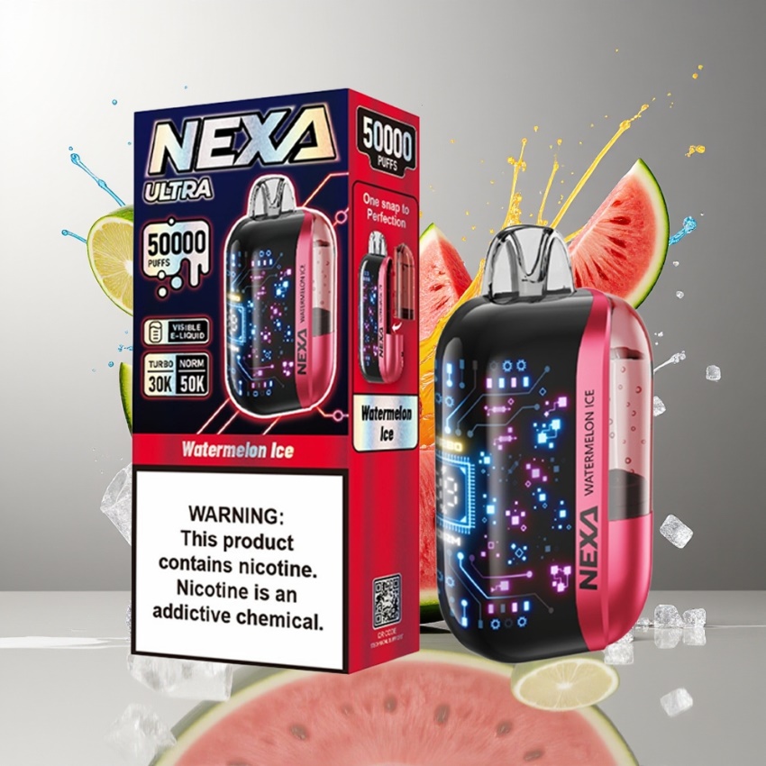 NEXA Ultra 50K Disposable Vape Görögdinnye Jég, 800mAh, magyar nagykereskedés