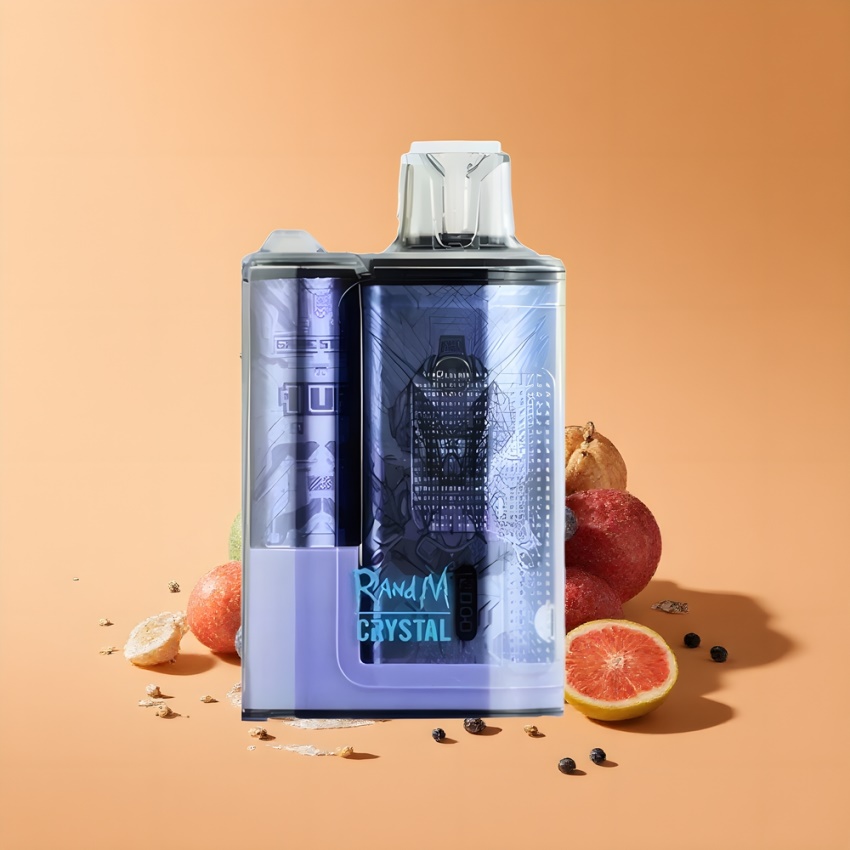 RandM Fumot Kristály 12000 Puffs magyar nagykereskedés Áfonya Jégen RGB Fények
