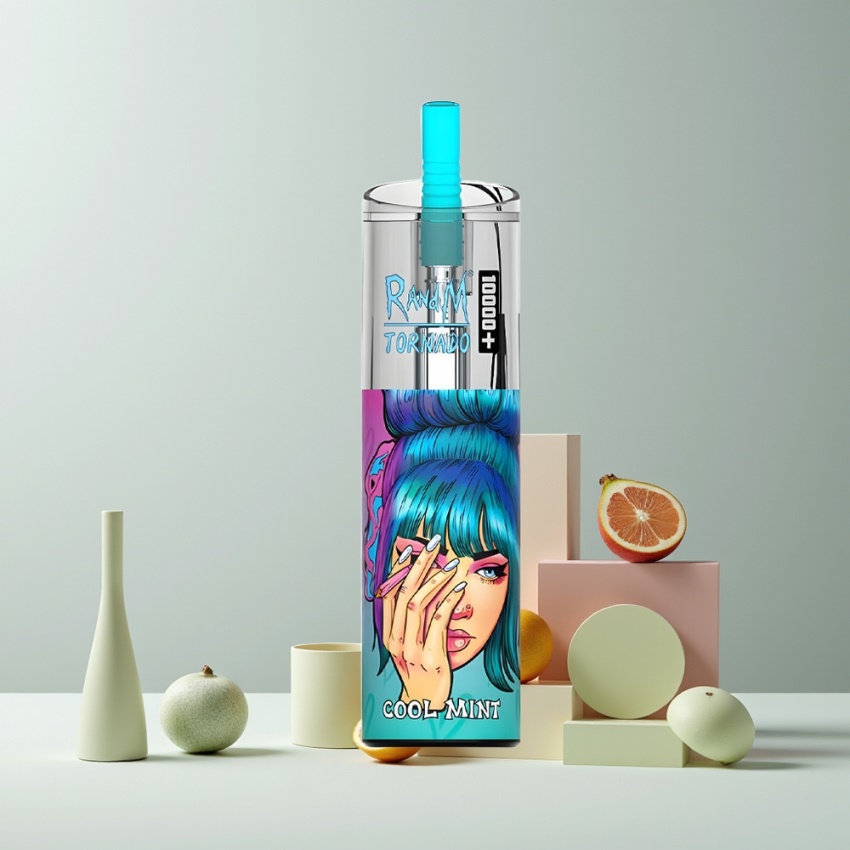 RandM Fumot Original Tornado 10000 Plus Eldobható Vape Hűvös Menta Mesh Coil magyar nagykereskedés