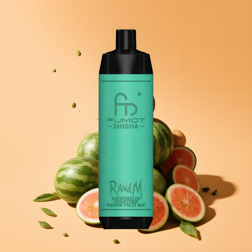 RandM Fumot Shisha 10000 Puffs 18ml Dinnye Mézrépa Passiógyümölcs Mentha magyar nagykereskedés