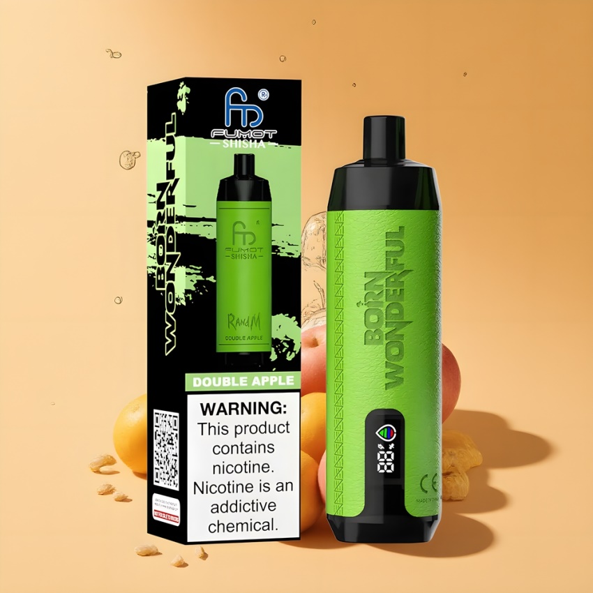 RandM Fumot Shisha 10000 Puffs Dupla Alma LED magyar nagykereskedés