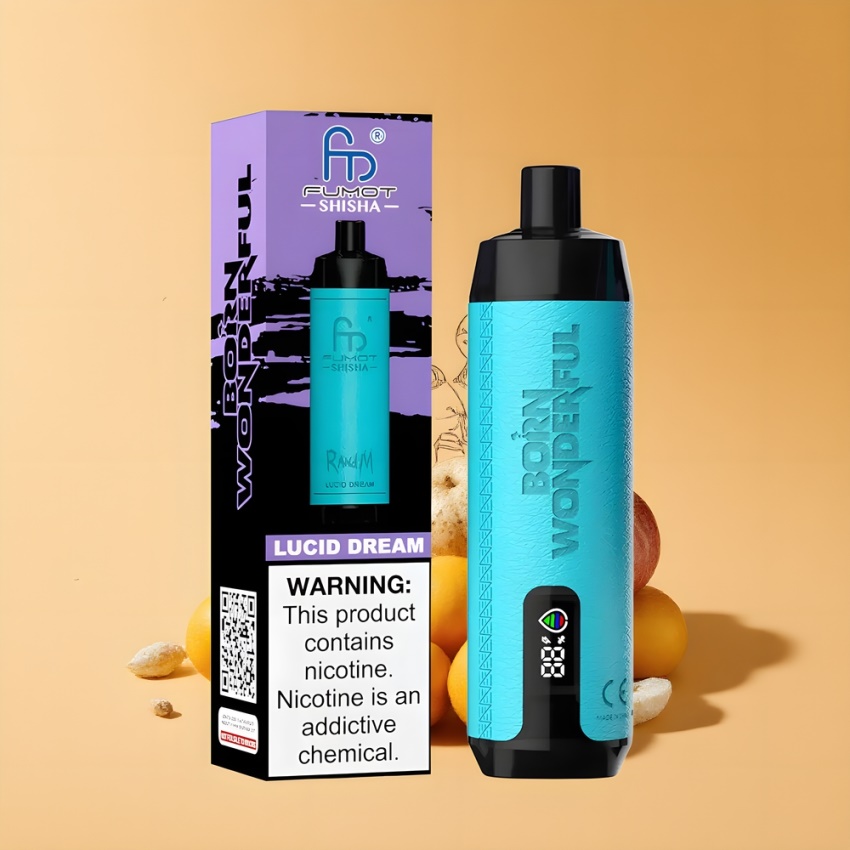 RandM Fumot Shisha 10000 Puffs Eldobható Vape Átlátszó Álom magyar nagykereskedés 0.6ohm Mesh Coil