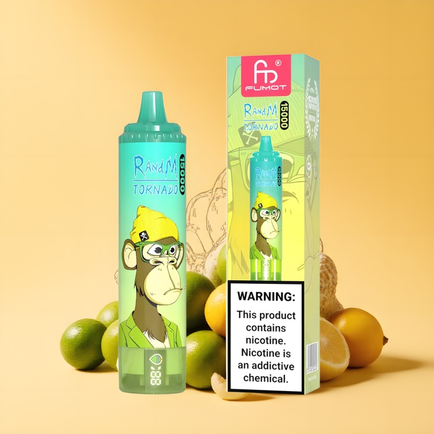 RandM Fumot Tornado 15000 Puffs (25ml, USB-C) magyar nagykereskedés Citrom-Lime
