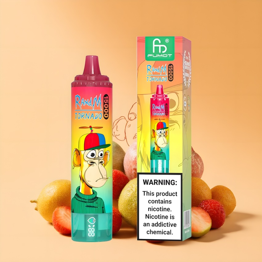 RandM Fumot Tornado 15000 Puffs (25ml) magyar nagykereskedés Eper-Kiwi