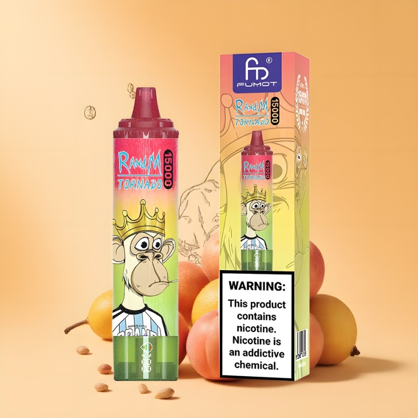 RandM Fumot Tornado 15000 Puffs (Alma Őszibarack Körte) magyar nagykereskedés