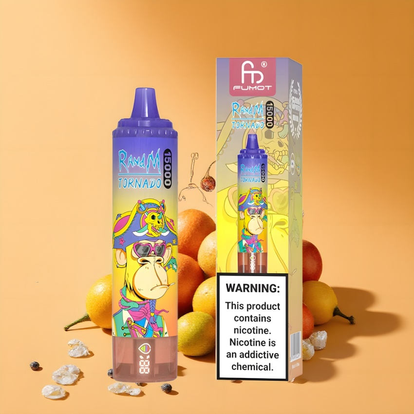 RandM Fumot Tornado 15000 Puffs LCD Kóla Jég magyar nagykereskedés