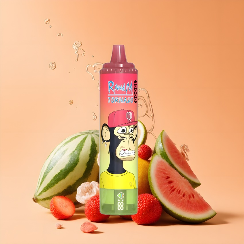 RandM Fumot Tornado 15000 Puffs magyar nagykereskedés eper görögdinnye limonádé Mesh Coil