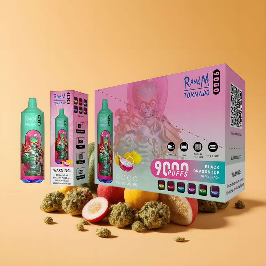 RandM Fumot Tornádó 9000 Puffs Kék Málna magyar nagykereskedés