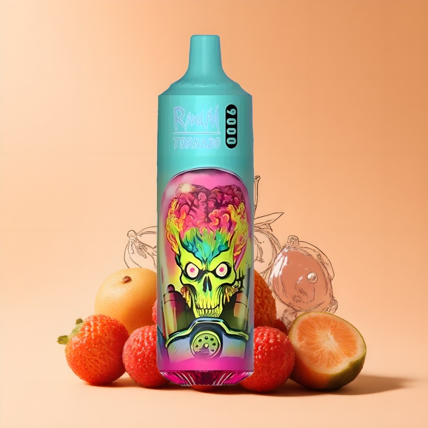RandM Fumot Tornado 9000 Puffs Eper Málna Mesh magyar nagykereskedés