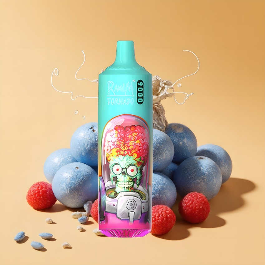 RandM Fumot Tornado 9000 Puffs (Kék Savanyú Málna) magyar nagykereskedés
