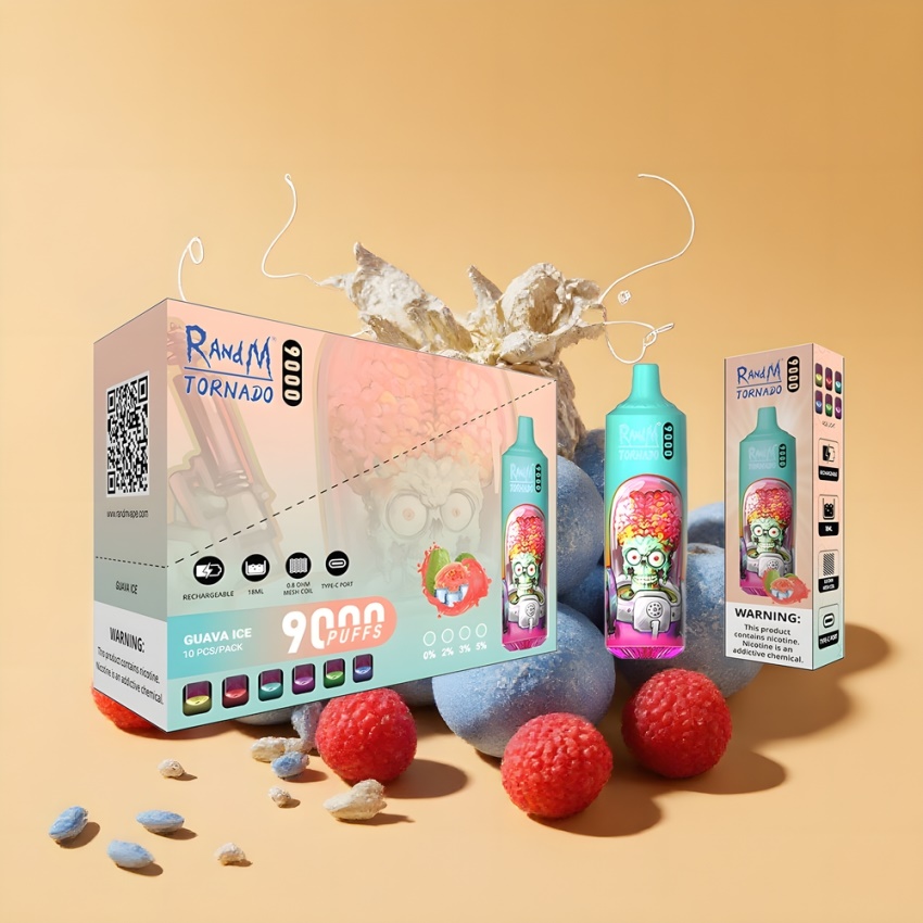 RandM Fumot Tornado 9000 Puffs (Kék Savanyú Málna) magyar nagykereskedés