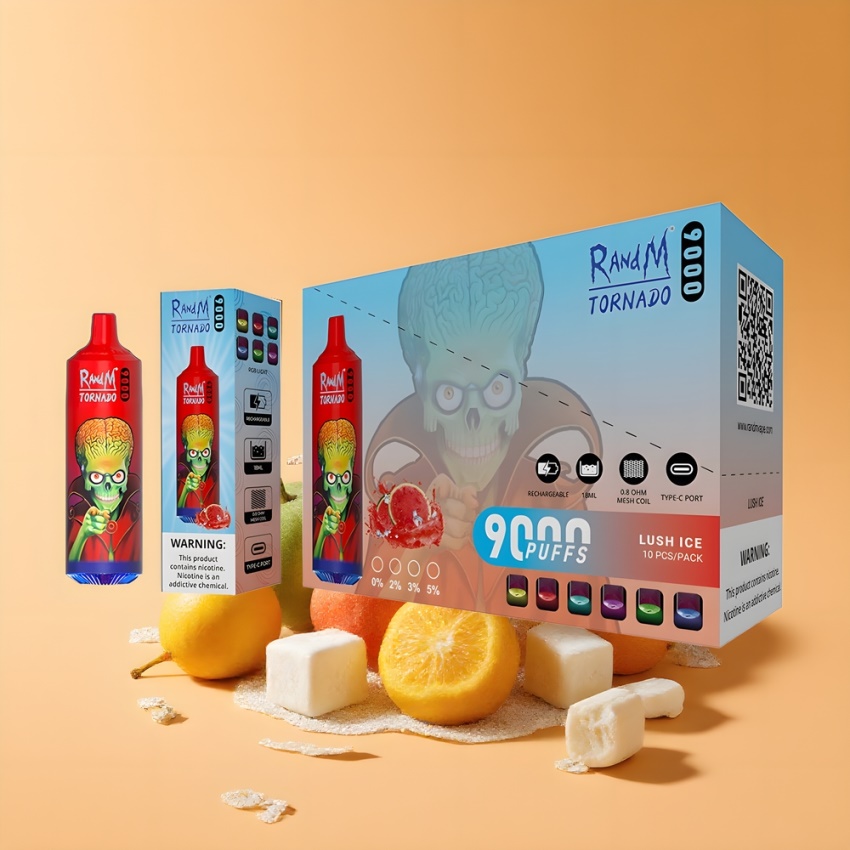 RandM Fumot Tornado 9000 Puffs Mesh Coil magyar nagykereskedés Lédús Jég