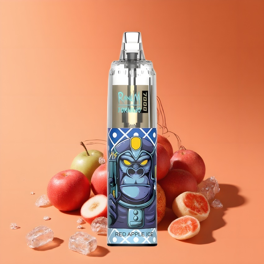 RandM Fumot Tornado 7000 Puffs RGB Light magyar nagykereskedés Piros Alma Jég