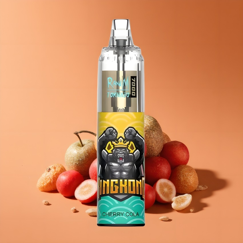 RandM Fumot Tornado 7000 Puffs magyar nagykereskedés Cseresznye Kóla Mesh Coil