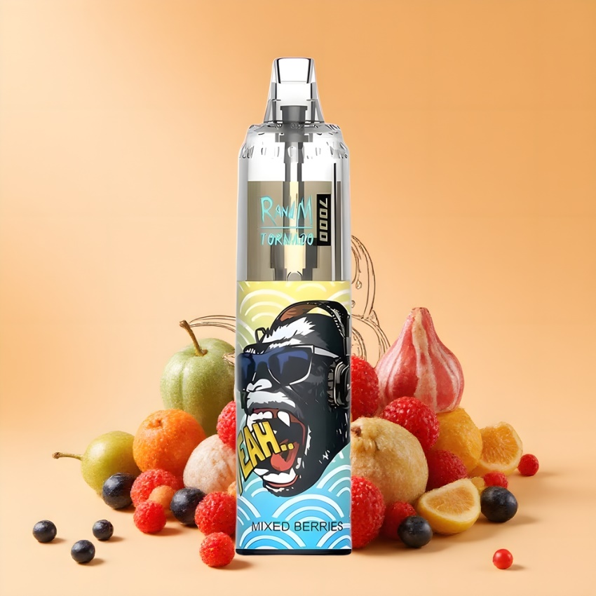 RandM Fumot Tornado 7000 Puffs magyar nagykereskedés Kevert Bogyós Mesh Coil