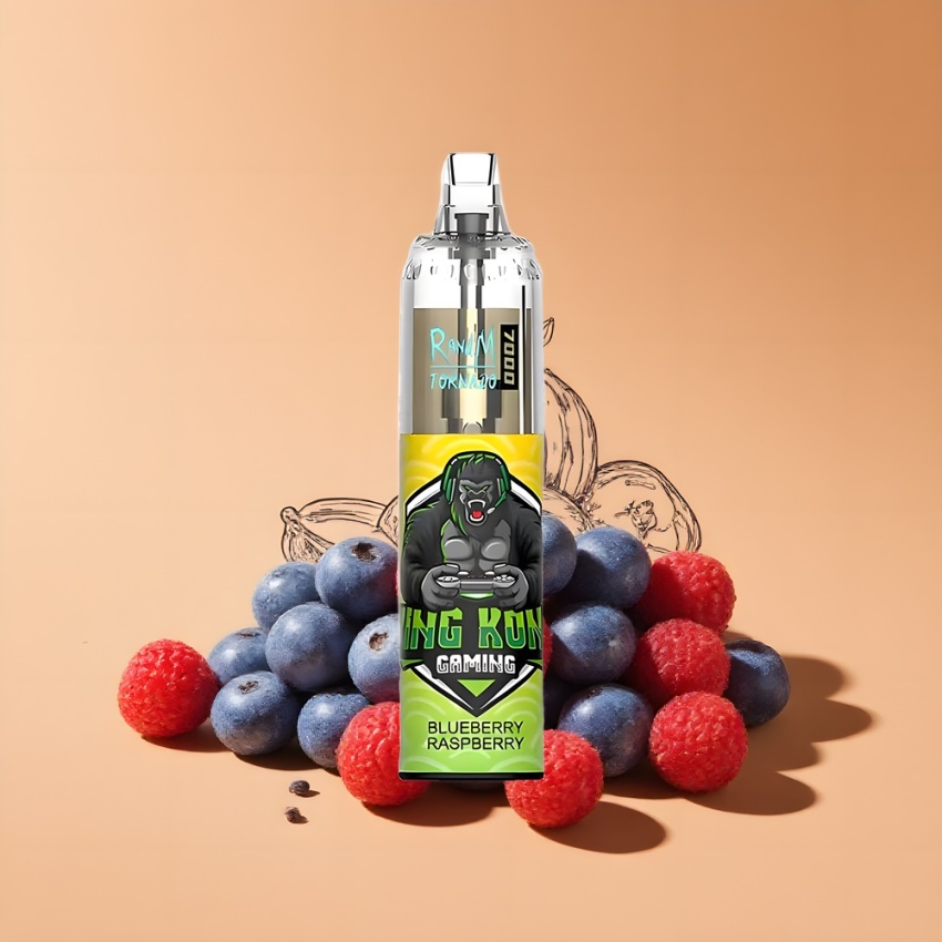 RandM Fumot Tornado 7000 Puffs magyar nagykereskedés Áfonya Málna Mesh Coil