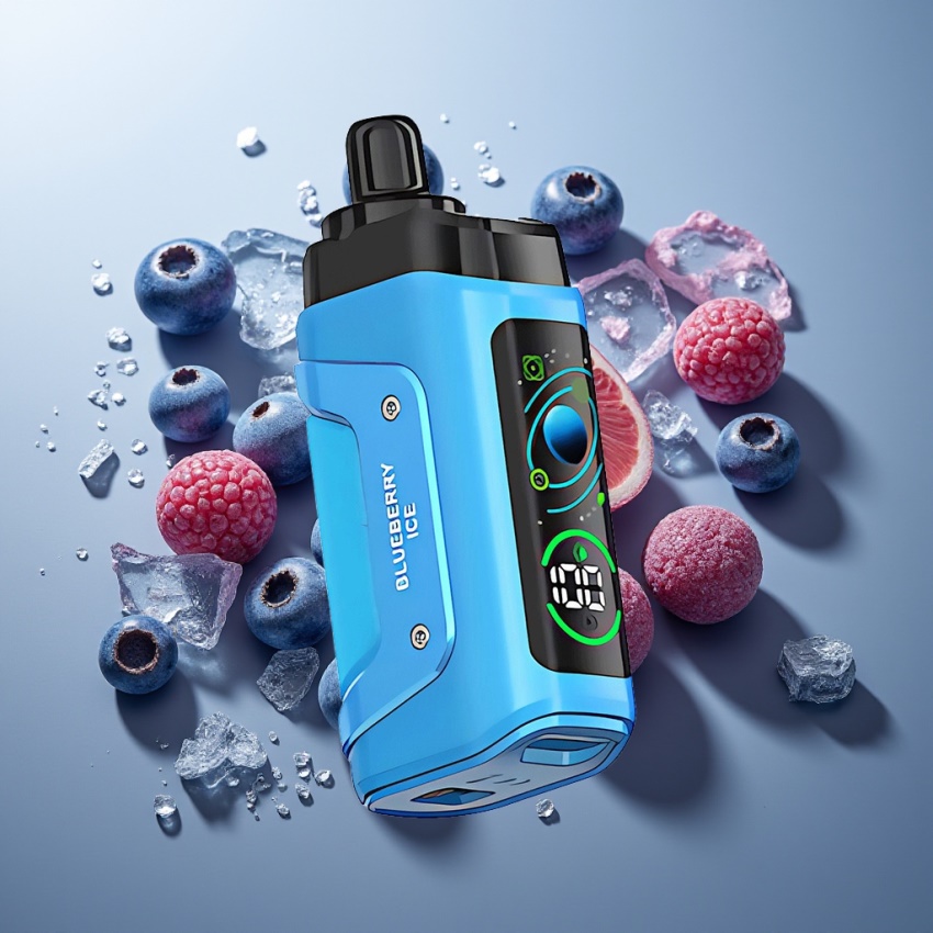 Razz Bar 45000 Puffs Eldobható E-cigaretta – Borostyán Jég (magyar nagykereskedés)